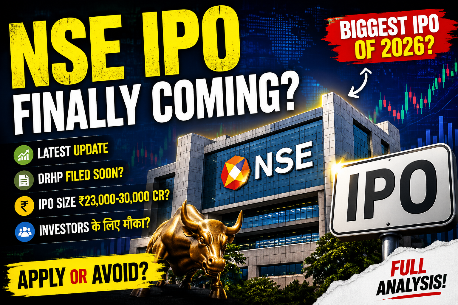 NSE IPO: IPO Date, GMP, India's Most Awaited IPO 